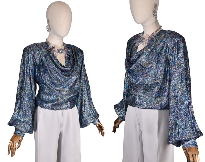 Vintage Lurex Maxi Blouse