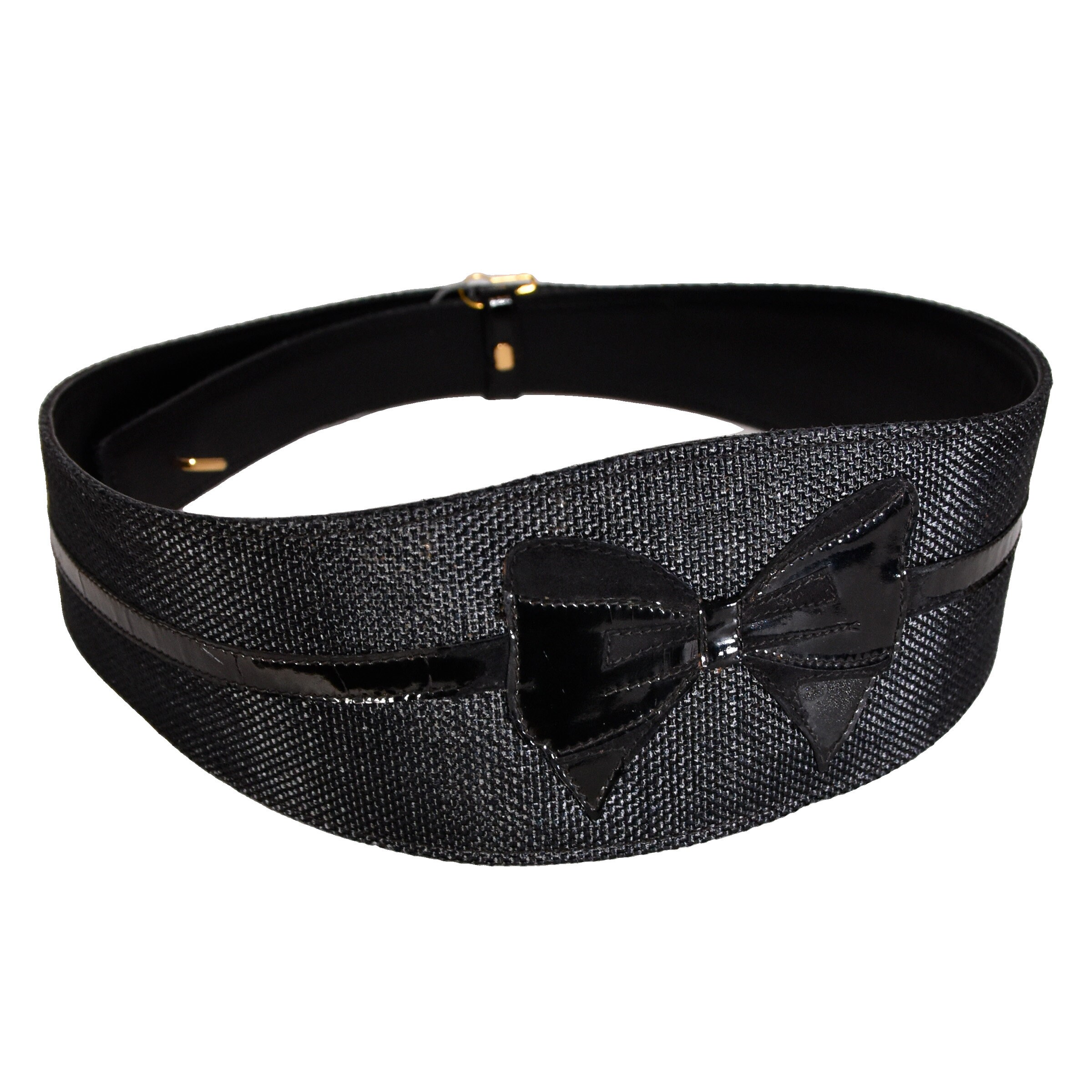 Authentic VALENTINO belt wool/metal/Rhinestone [Used] Valentino Belts for Women | eBay main image 2