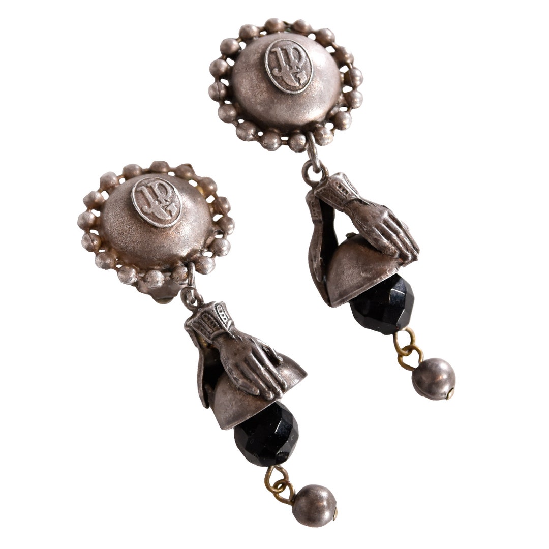 Jean Paul Gaultier Women's The Crushed Can Earring Silver main image 0