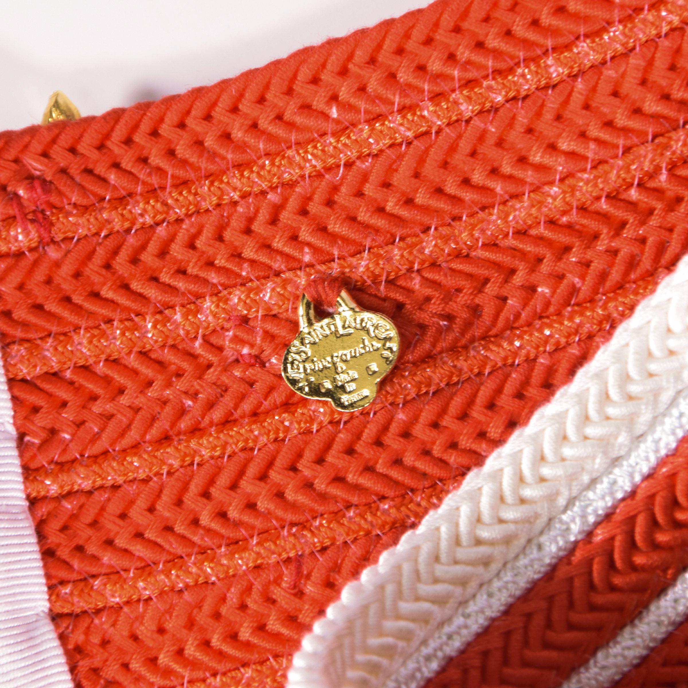 VTG Yves Saint Laurent Trimmings Woven Rope Belt Womens Statement Fringe Boho Vintage YSL Jeweled Belt: 1990s Yves Saint Laurent Braided  main image 2