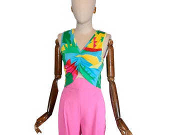 【近日取り下げ】エミリオプッチ　ヴィンテージトップス　幾何学デザイン 更にお値下げしました】エミリオプッチ ヴィンテージトップス