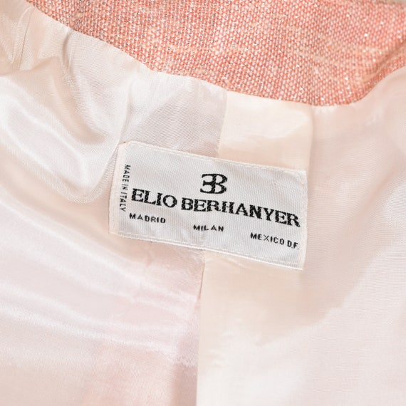 ELIO BERHANYER vintage 90s skirt set, Pink wool a… - image 10