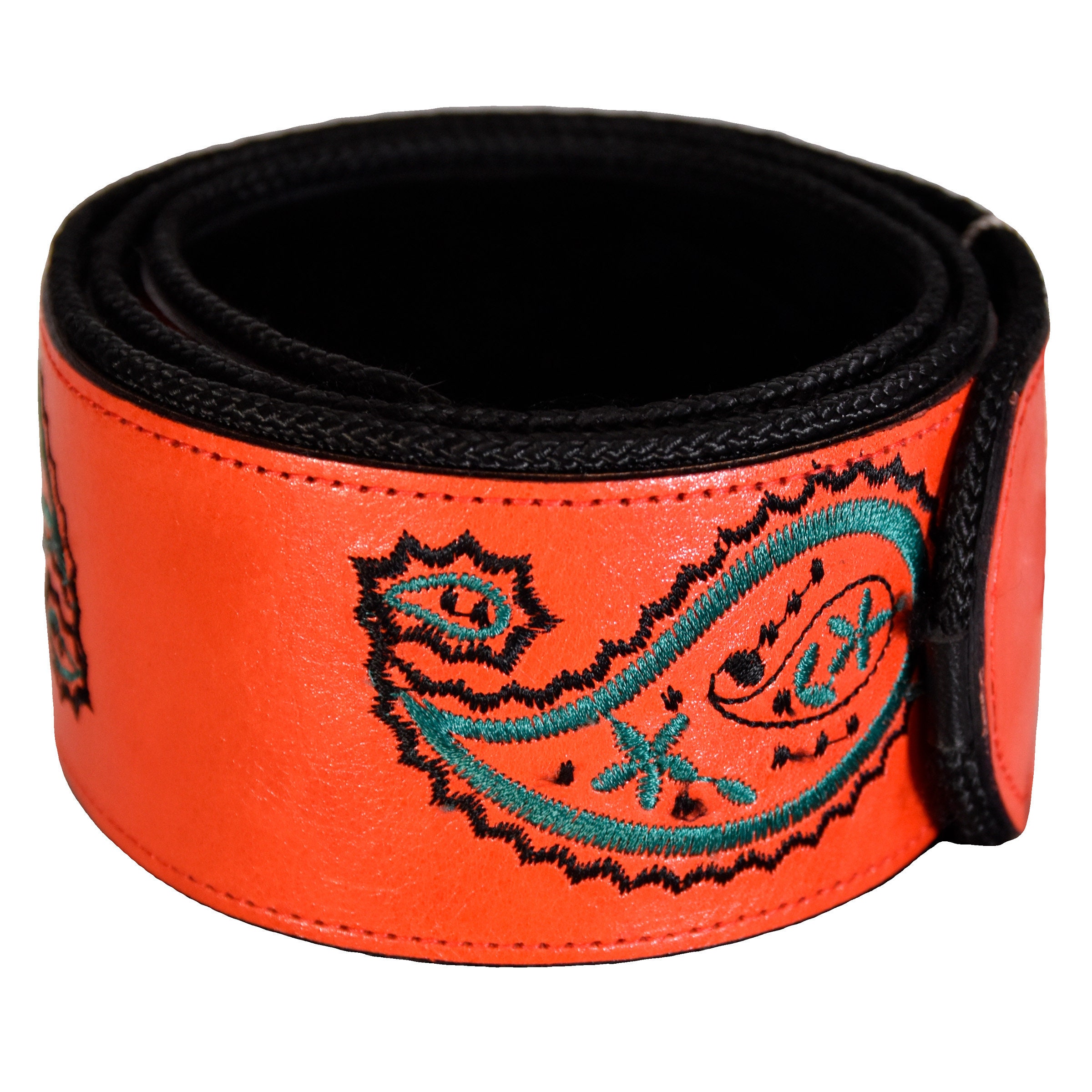 Emanuel Ungaro Red Leather Belt With Gold Accents Buy Men main image 4