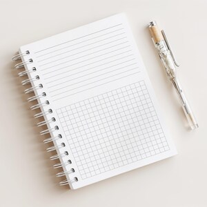 Notitieboek met gelinieerd papier • 200 pagina's • A5-formaat • Bedrukt