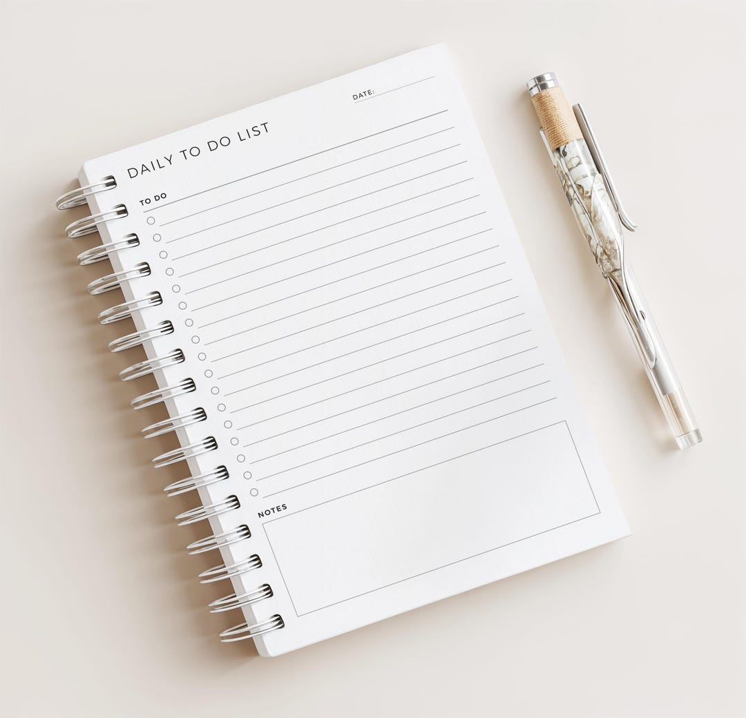 Simple Daily Task Planner • Daily to Dos • 180 Pages (6+ Months) • A5 ...