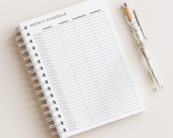 Wochenplan (30 Minuten) • Zeitblockplaner • 120 Seiten (60 Wochen) • Start: Sonntag/Montag • A5-Format • Gedruckt
