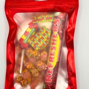 Freeze Dried Sweets Gummy Nerds, Cherry Cola Refreshers Bar and Drumsticks!