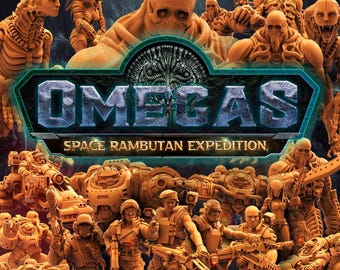 The Omegas - Space Rambutan Expedition - Scifi Miniatures | Papsikels