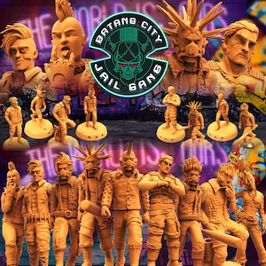 Batang City Jail Gang - Cyberpunk Miniatures | Papsikels