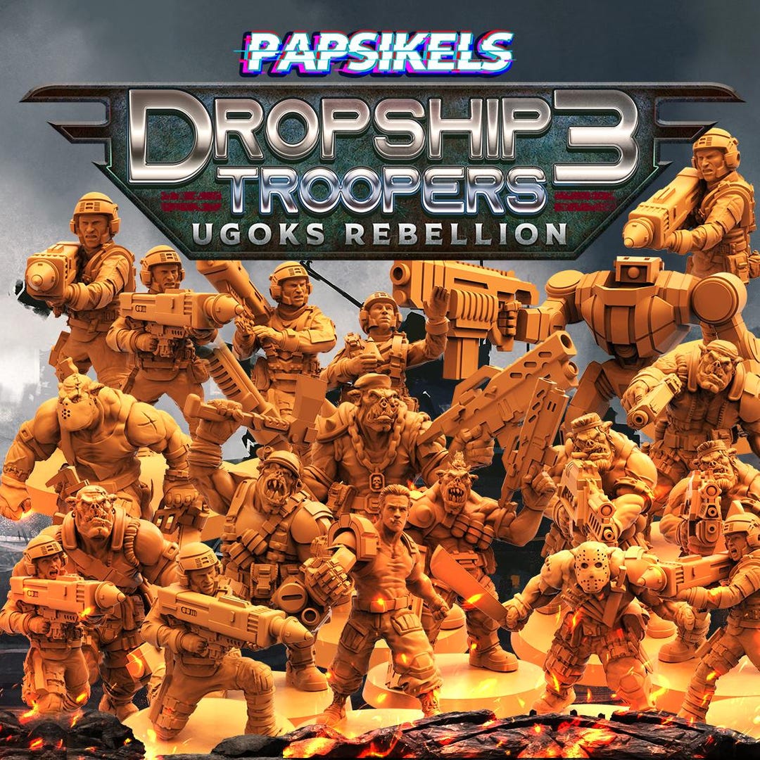 Drop Ship Troopers 3 - Ugoks Rebellion - Scifi Miniatures | Papsikels ...