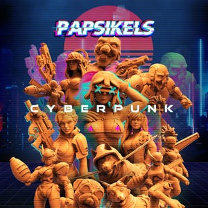 Dogs and Ghouls - Cyberpunk Miniatures | Papsikels