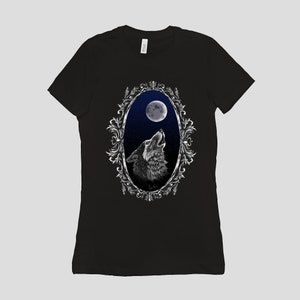 Gray Wolf Girl T-Shirt