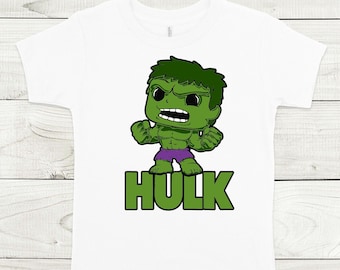 The Incredible Baby Hulk, Baby Boy Superhero T-shirt, Avenger Superhero Unisex T-Shirt, Customized Hulk Shirt, Kid Toddlers / Youth T-shirt.