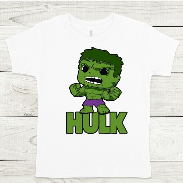 The Incredible Baby Hulk, Baby Boy Superhero T-shirt, Avenger Superhero Unisex T-Shirt, Customized Hulk Shirt, Kid Toddlers / Youth T-shirt.