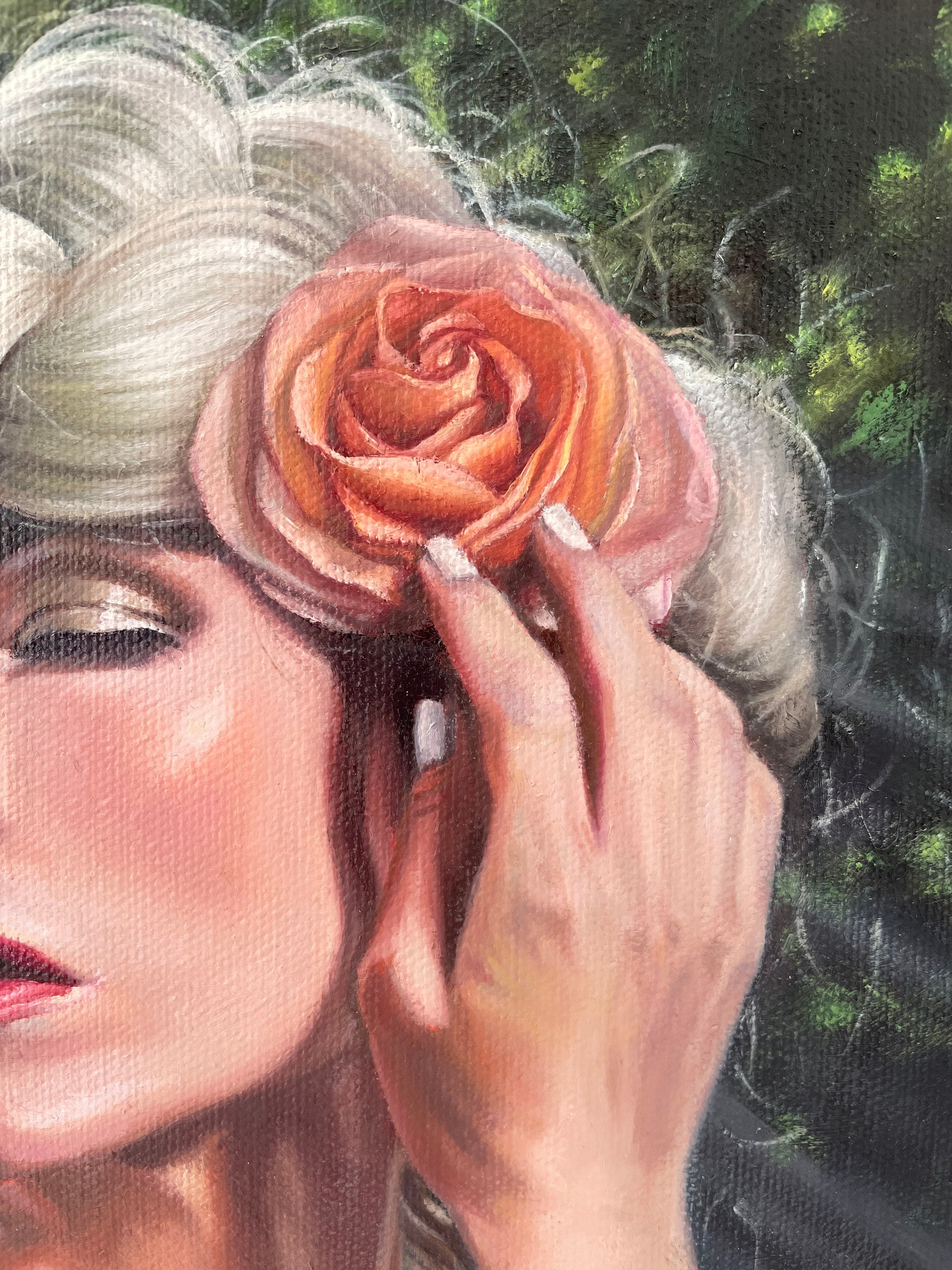 Original 24x36 Oil Painting burning Without Flame Etsy UK