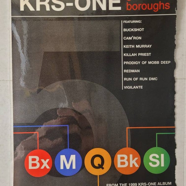 KRS-ONE "5 Boroughs" Magazine Ad