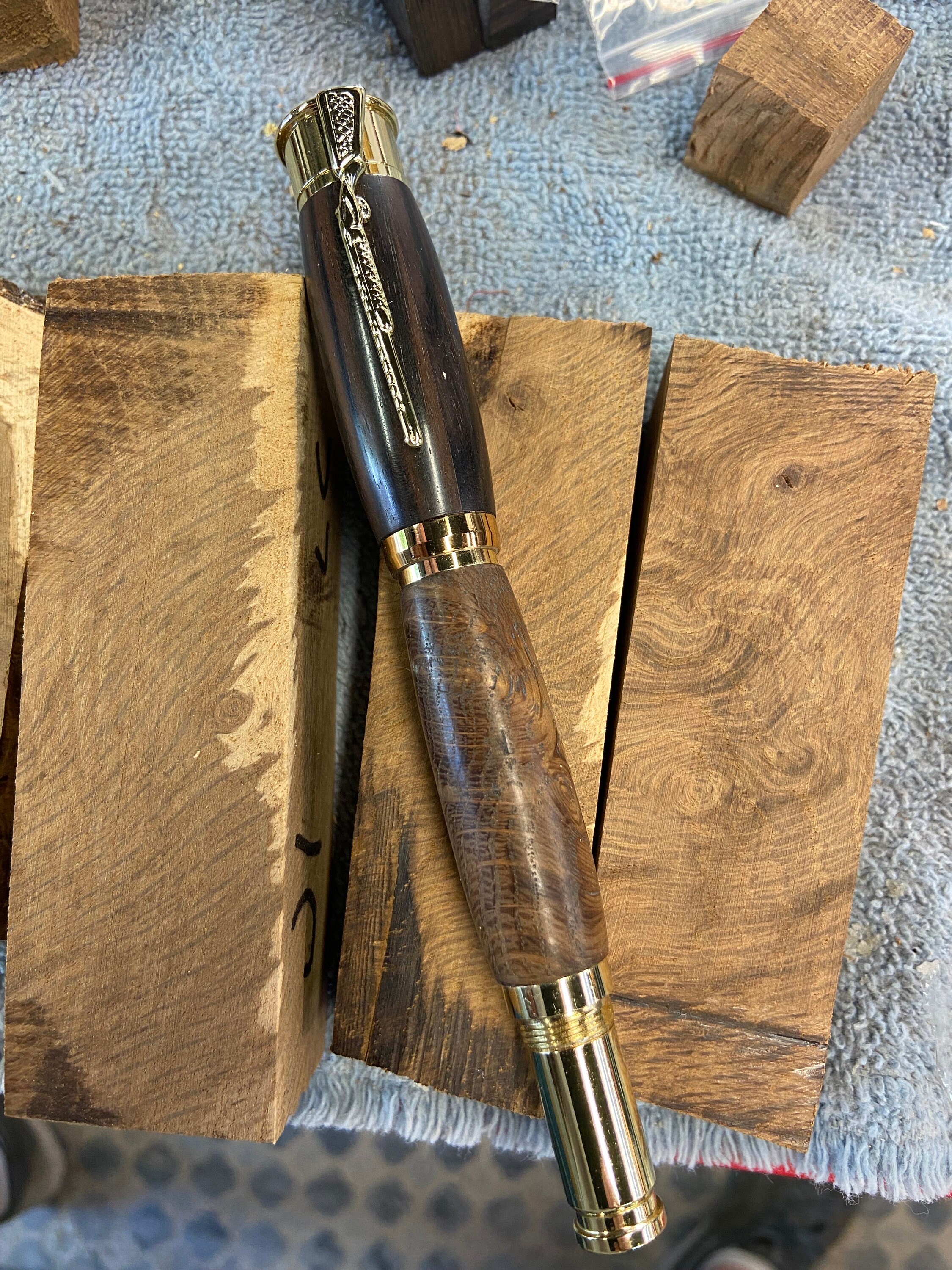 Custom Over & Under Shotgun Gold Finish Pen - Etsy