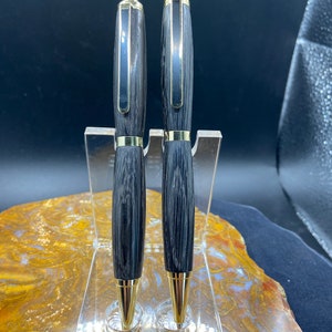 Slimline Pro Pen and Pencil with Ancient Bog oak