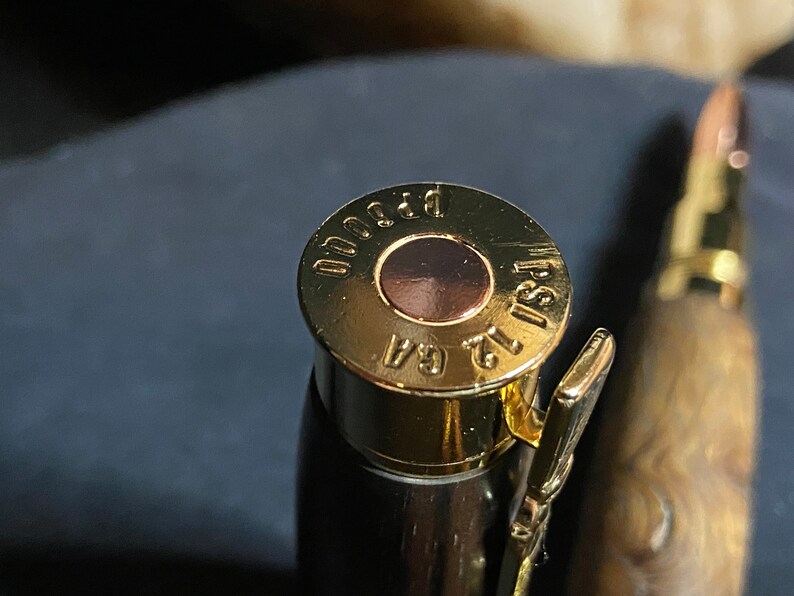 Custom Over & Under Shotgun Gold Finish Pen - Etsy