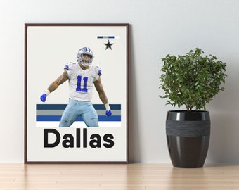 Micah Parsons Digital Art Print, Modern Art, Dallas Cowboys Digital Decor, Man Cave Decor, Football Fan Gift, DIGITAL DOWNLOAD
