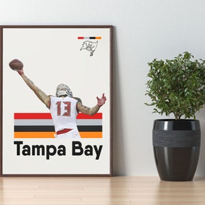 Mike Evans Digital Art Print, Modern Art, Tampa Bay Buccaneers Digital Decor, Man Cave Decor, Football Fan Gift, DIGITAL DOWNLOAD