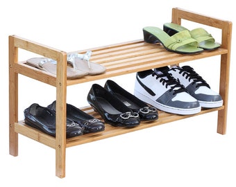 Shoe Rack Bamboo Standing Shoe Rack For Corners Shoe Shelf For Rooms Hallways