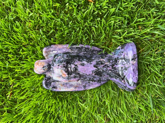 Charoite angel 1.5kg 3.3 lbs