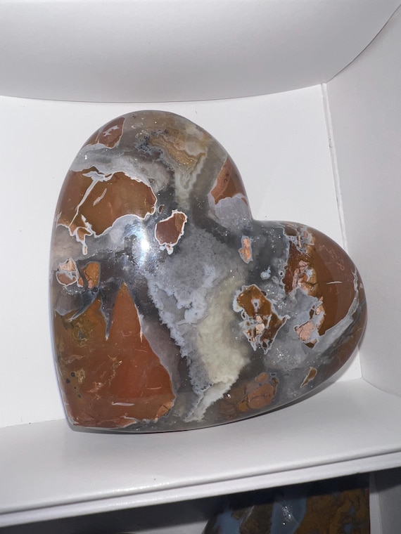 brecciated jasper heart