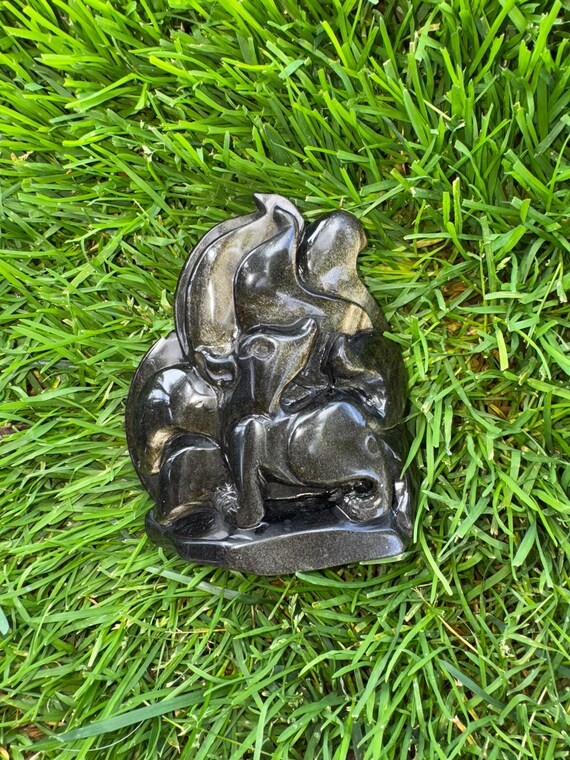 Golden obsidian