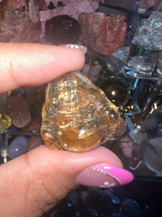 happy Buddha rutile