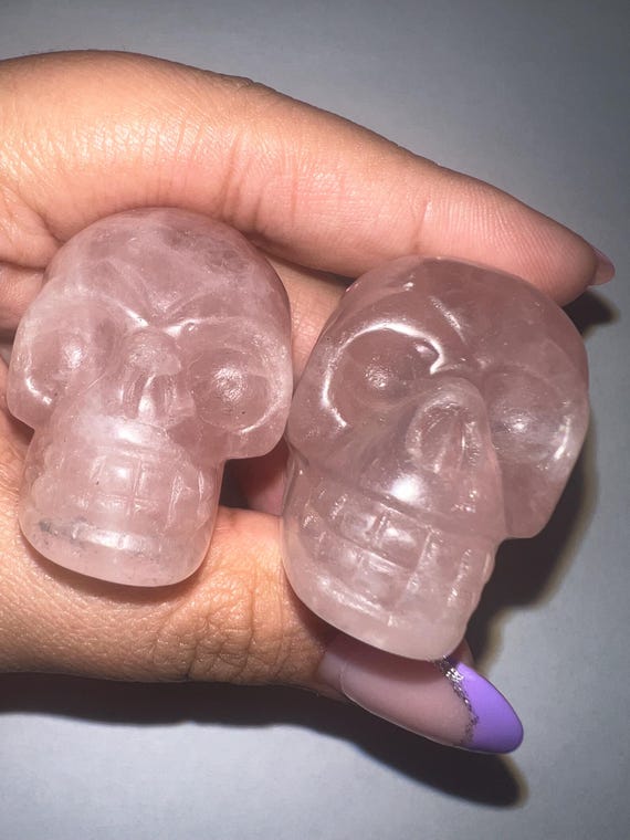 rose quarts skulls HQ with asterism