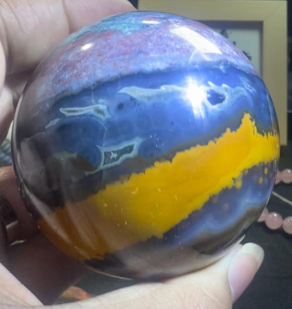 8th vein ocean jasper sphere