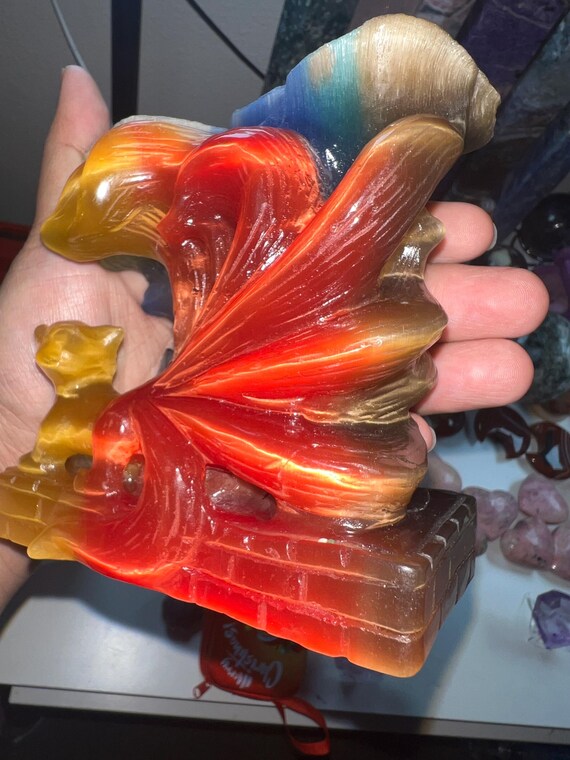 Tiger eye 9 tap fox colorful