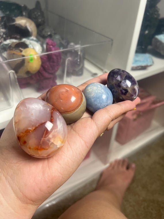 crystal eggs