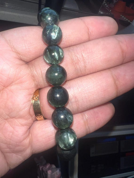 Seraphinite bracelet 11mm HQ