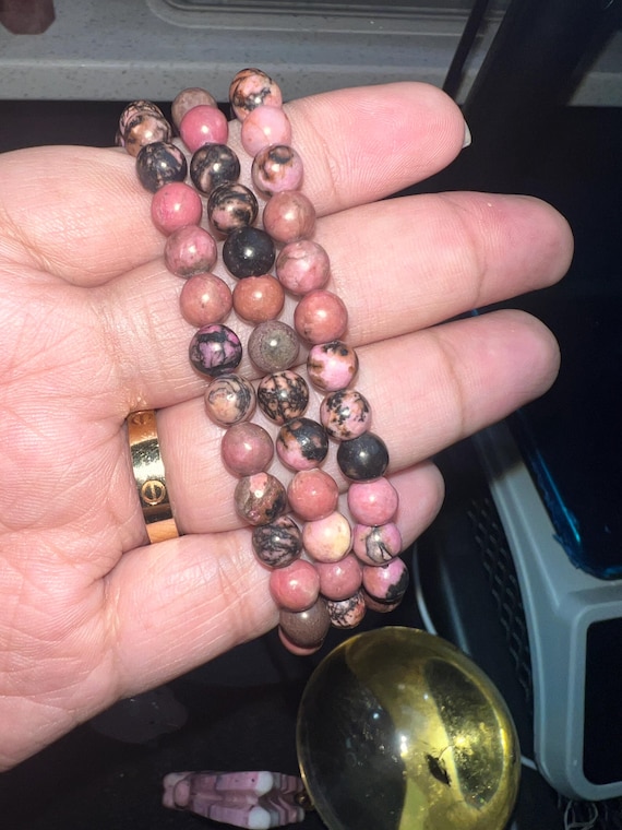rhodonite bracelets 6mm
