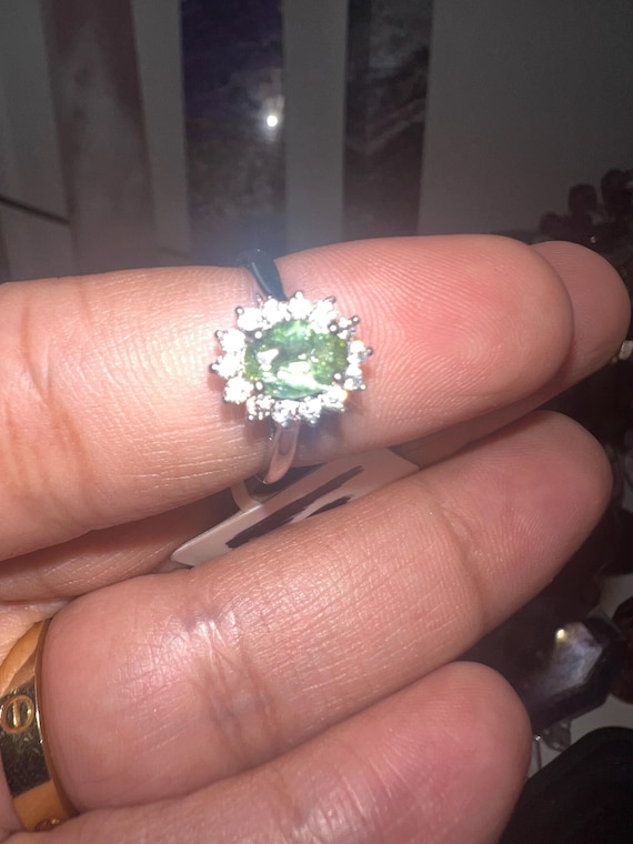 green tourmaline 925