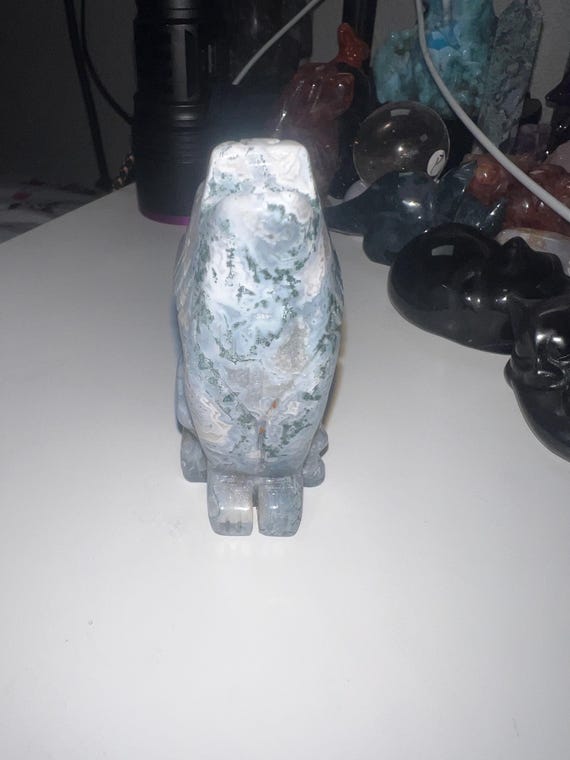 moss agate wolf