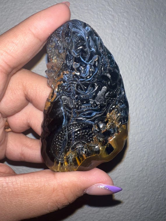 Rare Pietersite dragon from Namibia South Africa collectors piece