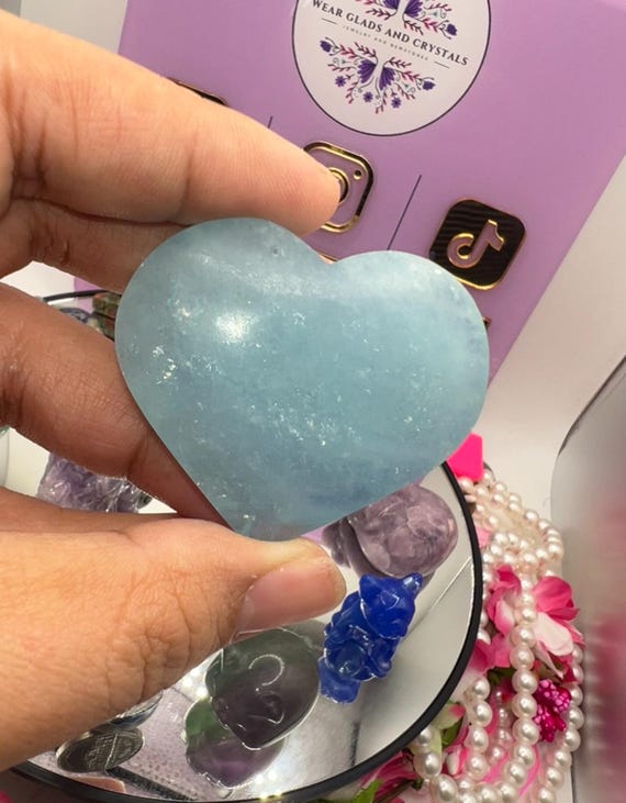 aquamarine hearts