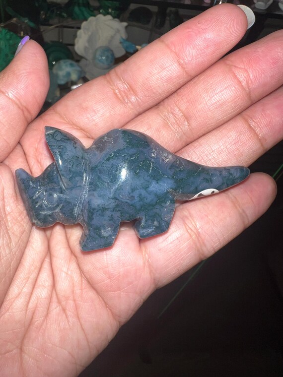 triceratops moss agate