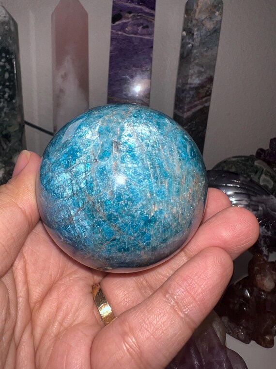 high quality blue apatite