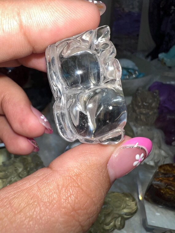 hq super clear, clear quartz pixiu