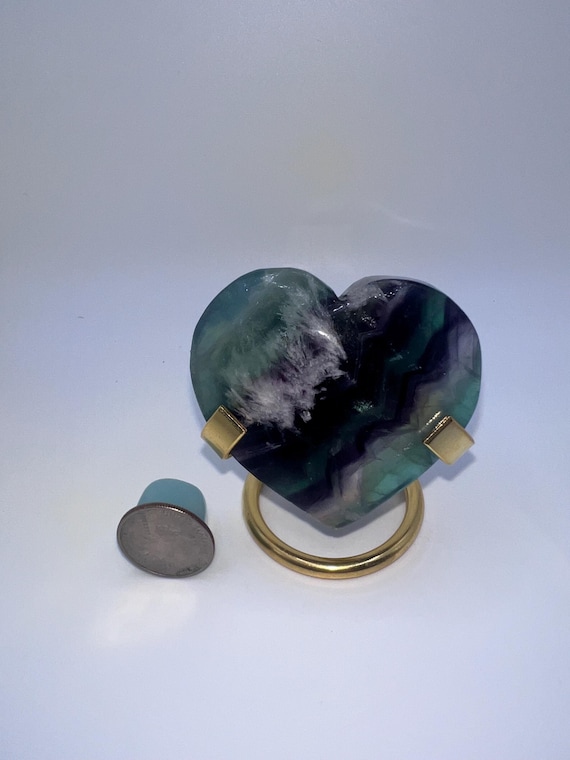 Flourite heart