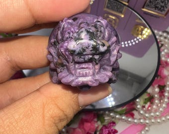 tartaruga dragão charoite achado muito raro escolha intuitiva