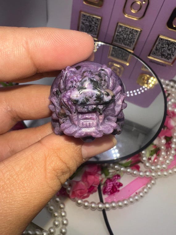charoite dragon turtle very rare find intuitive pick