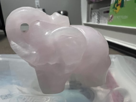 Pink Calcite Elephant