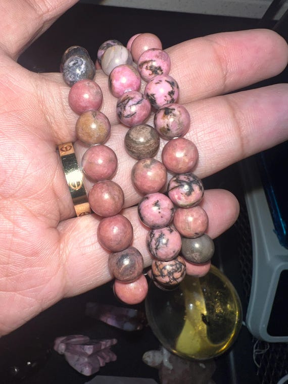 rhodonite bracelets 8mm