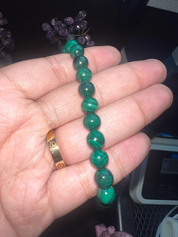 Malachite 8 mm bracelet