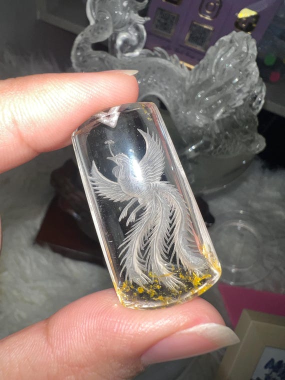 golden healer high quality with phoenix carvings pendant